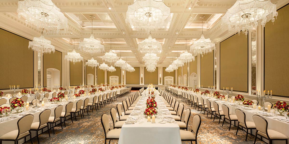 Jubilee Ballroom, Raffles Hotel Singapore, Prestigious Venues