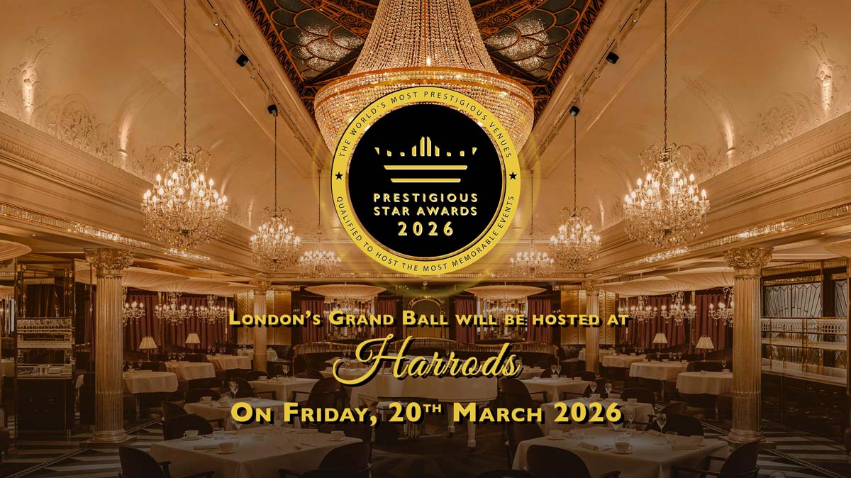 Best Venues for Events In 2026 - announced at Prestigious Star Awards hosted at Harrods