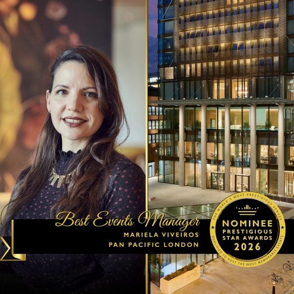 Best Events Manager Nominee 2026, Mariela Viveiros, Pan Pacific London, Prestigious Star Awards