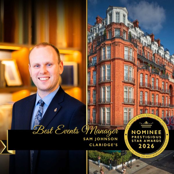 Best Events Manager Nominee 2026, Sam Johnson, Prestigious Star Awards