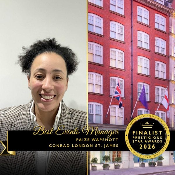 Best Events Manager Finalist 2026, Paize Wapshott, Prestigious Star Awards