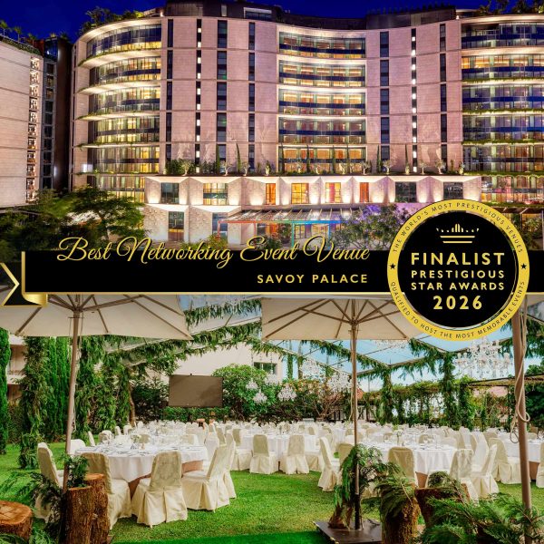 Best Networking Event Venue Finalist 2026, Savoy Palace, Prestigious Star Awards
