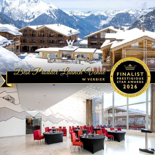 Best Product Launch Venue Finalist 2026, W Verbier, Prestigious Star Awards