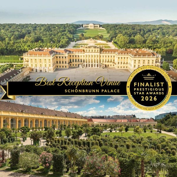 Best Reception Venue Finalist 2026, Schönbrunn Palace, Prestigious Star Awards