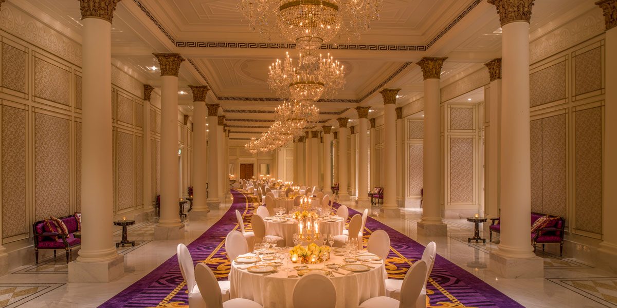 Banqueting Venue, Banqueting Event Space, Palazzo Versace Dubai, Prestigious Venues