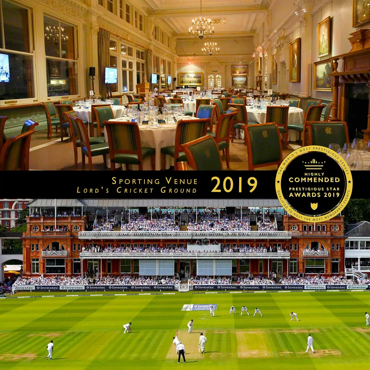 Lord's Cricket Ground Event Spaces, London Prestigious Star Awards